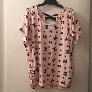 Blouse with Bows and hearts